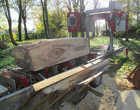 Scierie mobile et travaux forestiers près de Maubeuge et Valenciennes